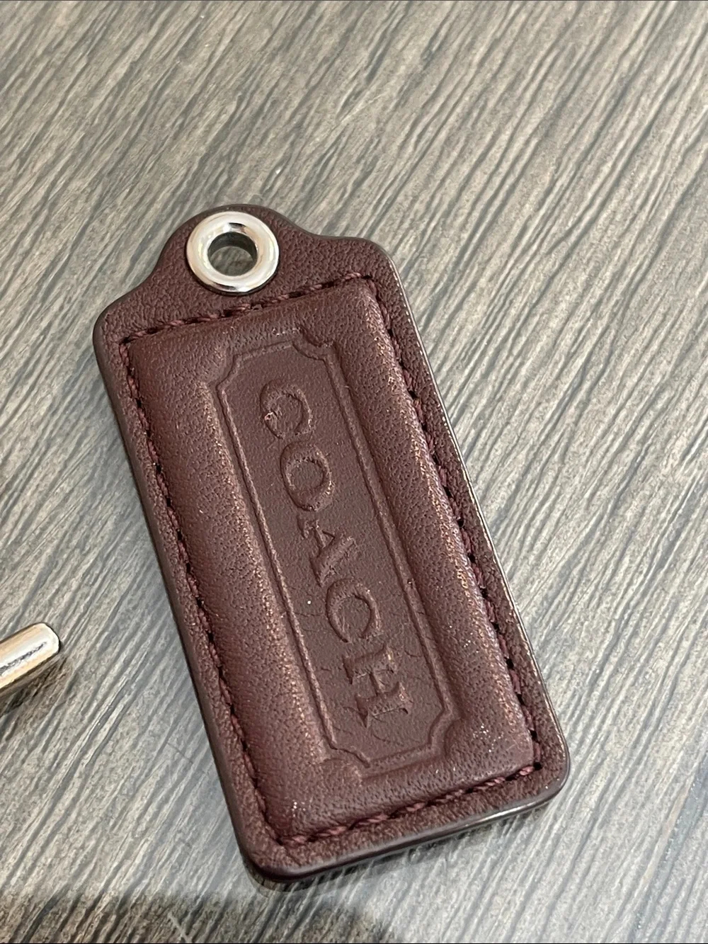 Coach Brown Hangtag & Zipper Pull - Replacement Parts